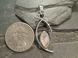 Rose Quartz, Sterling Silver Pendant
