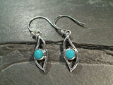 Turquoise, Sterling Silver Earrings