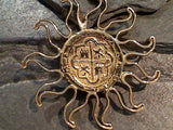 Treasure Coin Replica, Alchemia Sun Pendant