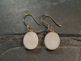 White Druzy, Alchemia Earrings
