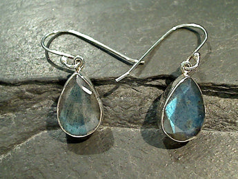 Labradorite, Strling Silver Earrings