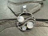 Moonstone, Sterling Silver Pendant