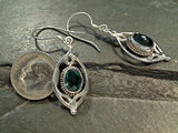 Green Quartz, Sterling Silver Earrings