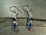 Blue Quartz, Sterling Silver Earrings