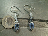 Blue Quartz, Sterling Silver Earrings
