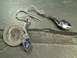 Blue Quartz, Sterling Silver Earrings