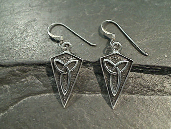 Sterling Silver Celtic Trinity Knot Earrings