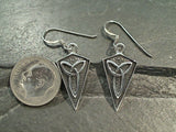 Sterling Silver Celtic Trinity Knot Earrings