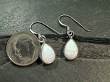 Lab Created Opal, Sterling Silver Small Earrings