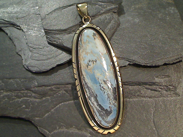 Aztec Lapis, Alchemia Extra Large Pendant