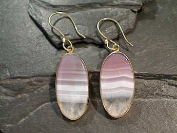 Botswana Agate, Alchemia Earrings