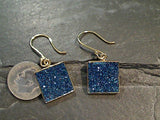 Blue Druzy Quartz, Alchemia Earrings