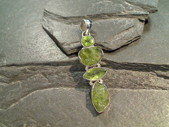 Peridot, Sterling Silver Pendant