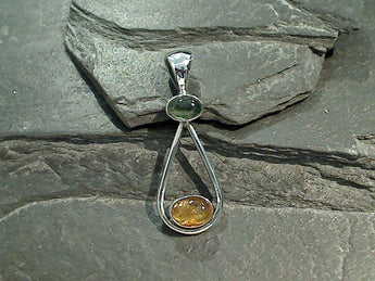 Tourmaline, Sterling Silver Pendant