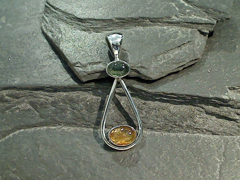 Tourmaline, Sterling Silver Pendant