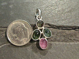 Tourmaline, Sterling Silver Small Pendant
