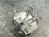 Size 9.75 Sterling Silver Starfish Ring