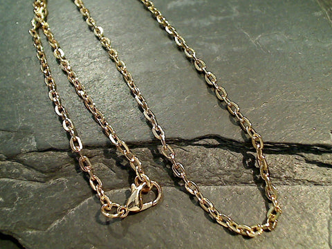 24" Gold Tone Open Link Chain