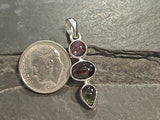 Tourmaline, Sterling Silver Small Pendant