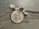 Tourmaline, Sterling Silver Small Pendant