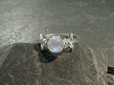 Size 6 Moonstone, Sterling Silver Ring