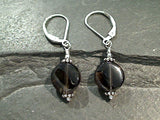 Smokey Quartz, Sterling Silver Earrings