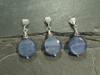 Kyanite, Sterling Silver Small Pendant