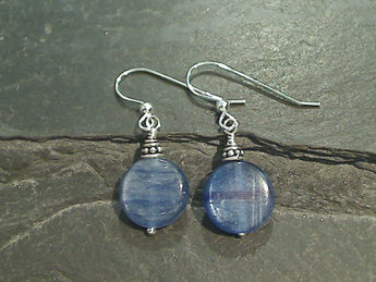 Kyanite, Sterling Silver Earrings