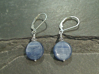 Kyanite, Sterling Silver Earrings