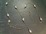 18" - 19" Pearl, Gold Filled Necklace