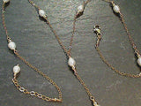 18" - 19" Pearl, Gold Filled Necklace