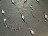 16" - 17" Pearl, Gold Filled Necklace