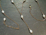 18" - 19" Pearl, Gold Filled Necklace