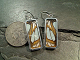 Butterfly Wings, Sterling Silver Earrings - Stelenes