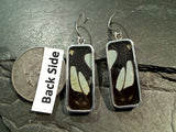 Butterfly Wings, Sterling Silver Earrings - Stelenes