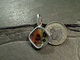 Butterfly Wings, Sterling Silver Small Pendant - Urania Ripheus