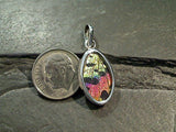 Butterfly Wings, Sterling Silver Small Pendant - Urania Ripheus
