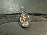 Butterfly Wings, Sterling Silver Small Pendant - Dione Moneta