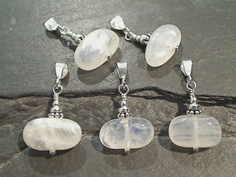 Moonstone, Sterling Silver Small Pendant