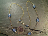 18" Kyanite, Gold Filled Necklace