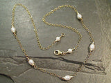 16" Pearl, Gold Filled Necklace