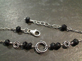 7" - 7.5" Spinel, Sterling Silver Bracelet