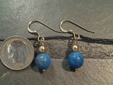 Sodalite, Gold Filled Earrings