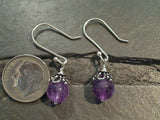 Amethyst, Sterling Silver Earrings