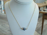 14" - 15" Pearl, Gold Filled Necklace