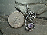 Amethyst, Sterling Silver Pendant