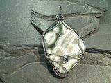 Ocean Jasper, Sterling Silver Large Pendant