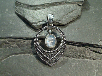 Moonstone, Sterling Silver Pendant