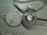 Moonstone, Sterling Silver Pendant