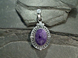 Charoite, Sterling Silver Pendant